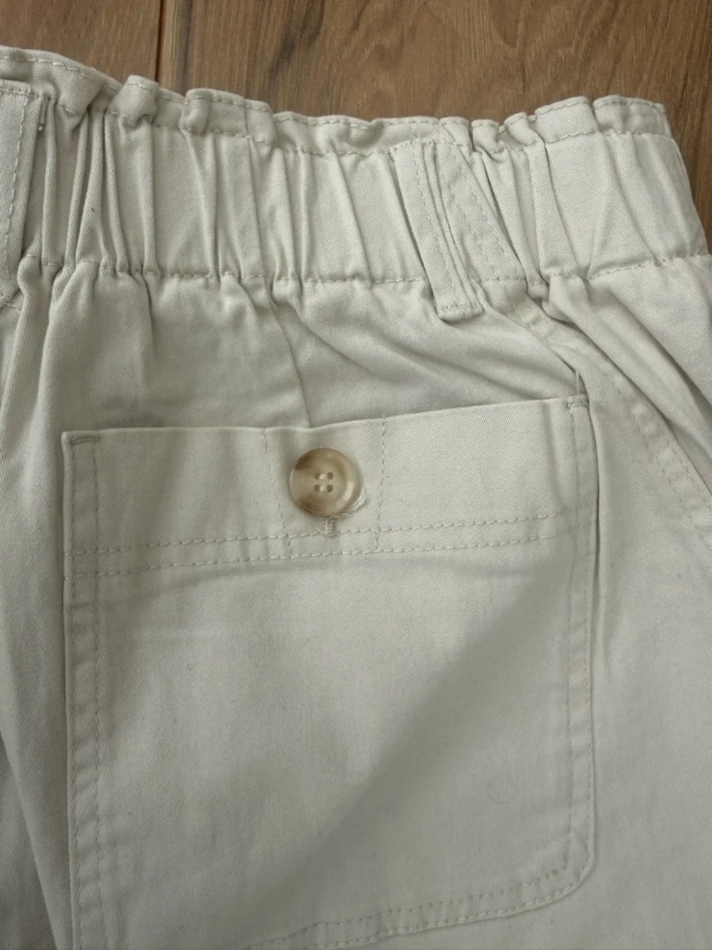 Democracy Cream Wide-Leg Women’s Cotton Pants - Picture 10 of 10
